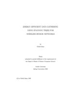 Energy efficient data gathering using spanning trees for wireless sensor networks