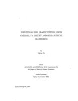 Industrial risk classification using credibility theory and hierarchical clustering