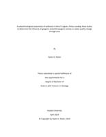 A paleolimnological assessment of sediment in Sitmu’k Lagoon, Pictou Landing, Nova Scotia, to determine the influence of geogenic and anthropogenic activity on water quality change through time