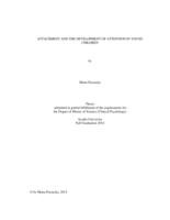 Attachment and the development of attention in young children