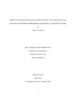 Effects of New Zealand black currant extract on cardiovascular function and exercise performance in football and rugby players