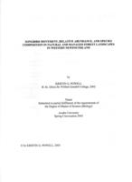 Songbird movement, relative abundance, and species composition in natural and managed forest landscapes in western Newfoundland