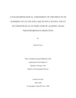 A paleolimnological assessment of the impacts of damming on an upland lake in Nova Scotia