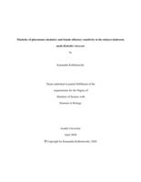 Plasticity of pheromone chemistry and female olfactory sensitivity in the tobacco budworm moth Heliothis virescens