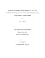 Mercury and other metals in sediment, cattails, and invertebrates from Hyla Park and the surrounding wetland, in Fredericton, New Brunswick