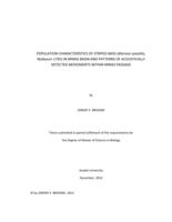 Population characteristics of Striped Bass  (Morone saxatilis, Walbaum 1792) in Minas Basin and patterns of acoustically detected movements within Minas Passage