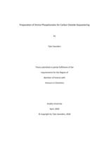 Preparation of amino phosphonates for carbon dioxide sequestering