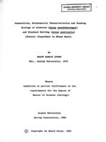 Composition, morphometric characteristics and feeding ecology of alewives (Alosa pseudoharengus) and blueback herring (Alosa aestivalis) (Pisces: Clupeidae) in Minas Basin