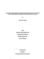 Structure and dynamics of an isolated sub-population of Blanding's turtle (Emydoidea blandingii) in Pleasant River, Nova Scotia