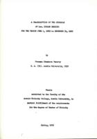 A transcription of the journals of Rev. Edward Manning for the period of June 1, 1822 to December 31, 1822