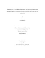 Screening fatty acid profiles of fungal and oomycete strains, and optimizing growth conditions of pythium oopapillum for EPA and ARA production