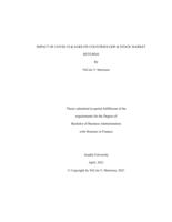 Impact of COVID-19 & SARS on countries GDP & stock market returns