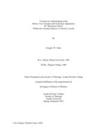 Towards an understanding of the roots, core concepts and contextual application of ‘missional church’ within the Canadian Baptists of Atlantic Canada