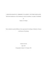 Caregiver sensitivity, embodied attachment, and their association with psychosocial functioning of adults during a global pandemic