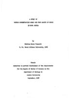 A study of winter concentration areas and food habits of moose in Nova Scotia