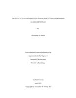 The effects of gender identity bias on perceptions of gendered leadership styles