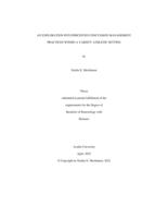 An exploration into perceived concussion management practices within a varsity athletic setting