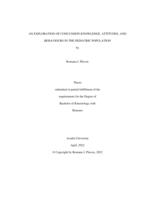 An exploration of concussion knowledge, attitudes,and behaviours in the pediatric population