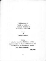 Wesleyanism  as  a vehicle of social  and political criticism in the century before 1848