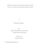 Identification of compounds produced by male hairpencil glands of Corn Earworm Helicoverpa zea, and their role in male autodetection and female mate acceptance 