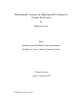 Measuring the accuracy of a high speed port scanner to perform web census