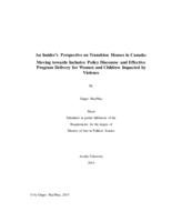 An insider’s perspective on transition houses in Canada