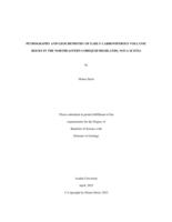 Petrography and geochemistry of early carboniferous volcanic rocks in the northeastern Cobequid Highlands, Nova Scotia