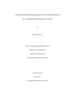 Late quaternary geochronology and stratigraphy of St. Anns Basin, offshore Nova Scotia