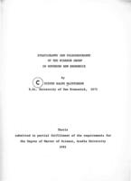 Stratigraphy and paleogeography of the Windsor Group in southern New Brunswick