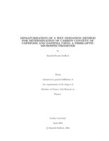 Miniaturization of a wet oxidation method for determination of carbon content of copepods and daphnia using a fibre-optic microspectrometer