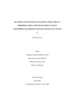 Quantification of fine scale genetic structure in a peripheral population of Blanding's turtle (Emydodidea blandingii) in Pleasant River, Nova Scotia