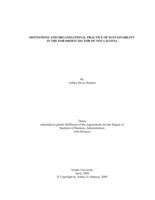 Definitions and organizational practice of sustainability in the for-profit sector of Nova Scotia