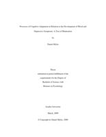 Processes of cognitive adaptation, mood, and depressive symptoms