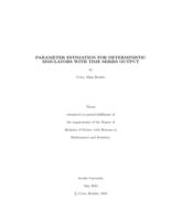 Parameter estimation for deterministic simulators with time series output