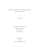 The effect of genetic mutations on biofilm production in Listeria monocytogenes