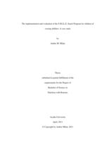 The implementation and evaluation of the S.M.I.L.E. Snack Program for children of varying abilities