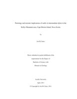 Petrology and tectonic implications of mafic to intermediate dykes in the Kellys Mountain area, Cape Breton Island, Nova Scotia