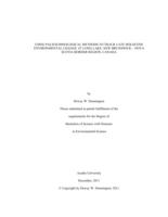 Using paleolimnological methods to track late holocene environmental change at Long Lake, New Brunswick – Nova Scotia border region, Canada