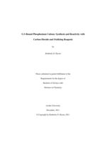 N,N-bound phosphenium cations: synthesis and reactivity with carbon dioxide and oxidizing reagents