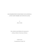 Relationships between socioeconomic status and physical activity among children and youth in Nova Scotia