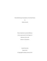 Household energy consumption in the United States